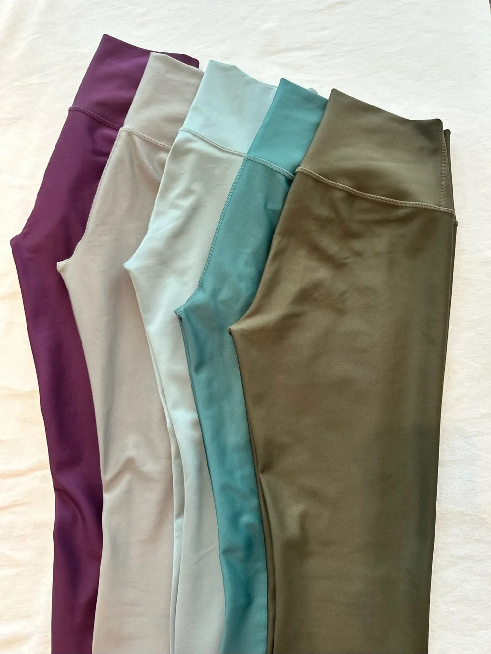 ALO Yoga Deep Plum High-Waist Leggings